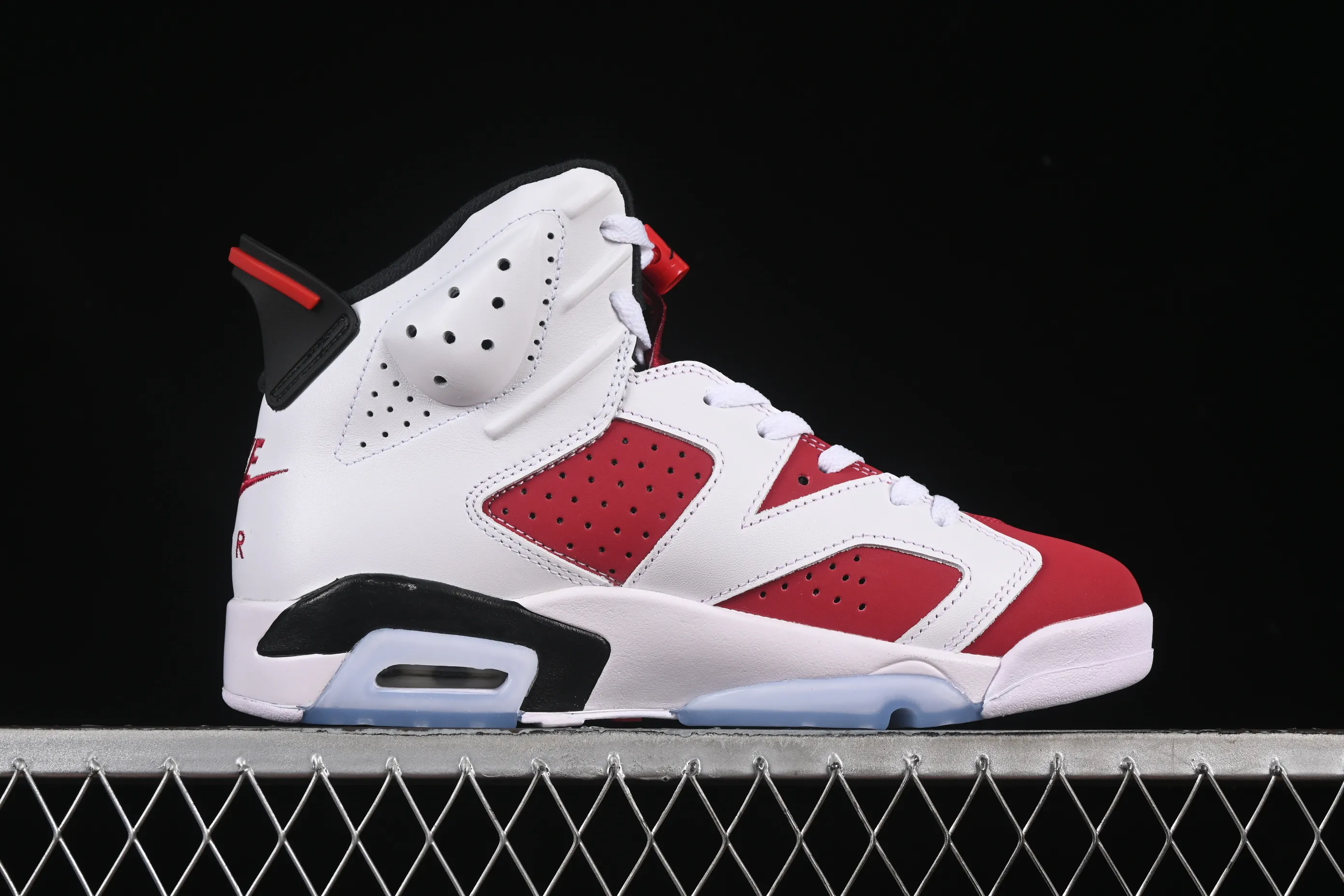 All categories Air Jordan Jordan series basketball shoes Air Jordan 6 F version Air Jordan "Carmine" AJ6 Joe 6 Rouge White and Red Replica high-top basketball shoes CT8529-106